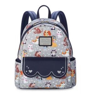 Disney Parks Pets Cats Dogs Pluto Marie Backpack Bag Loungefly Hard Tag NWT New